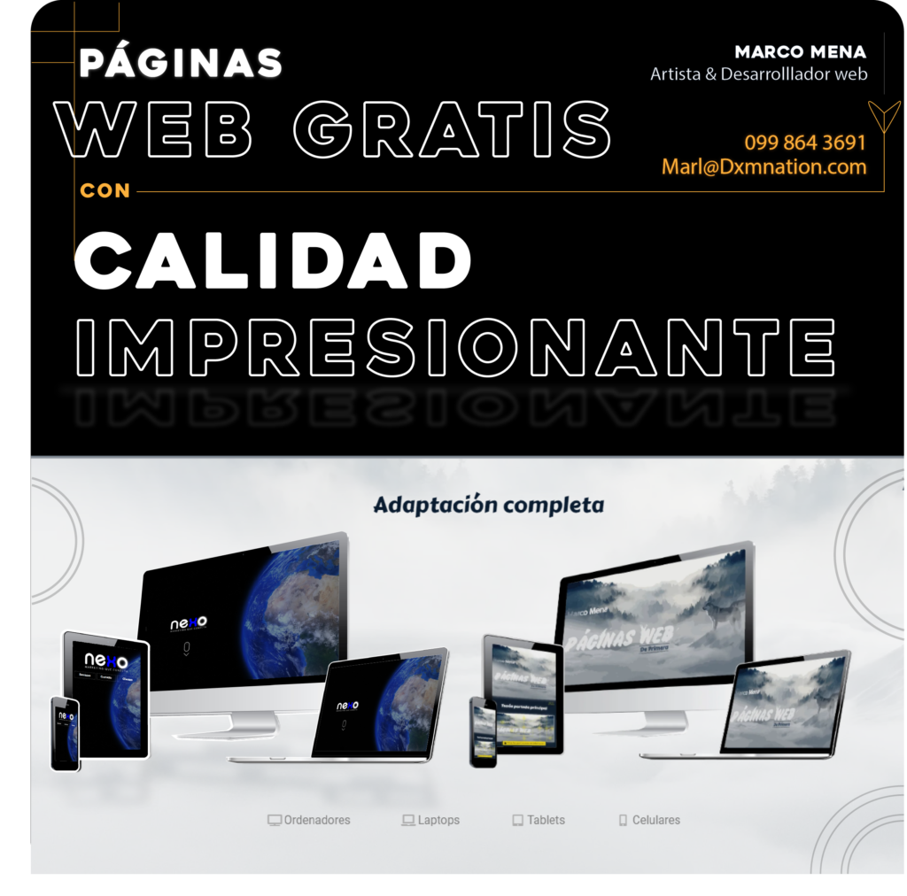 Páginas web Gratis